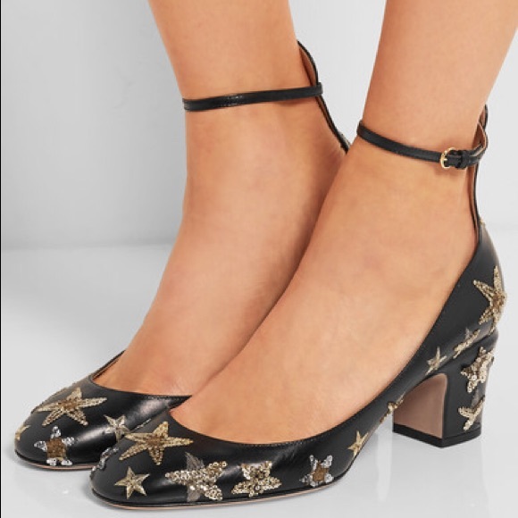 Valentino Garavani Star black tango pump 39 8.5 - Picture 3 of 7